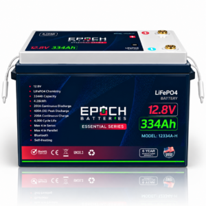 Epoch Lithium Battery 12V 334Ah Essential Series Heated LiFePO4