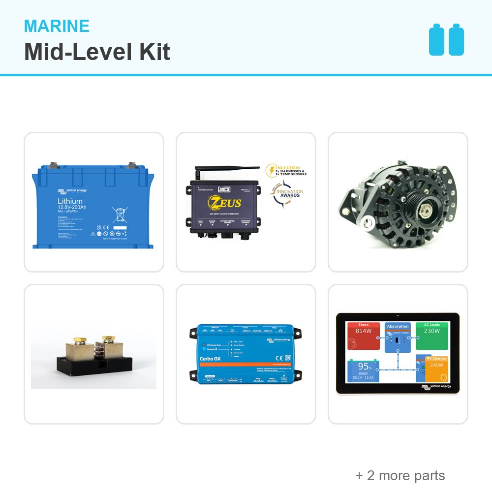 Marine Mid-Level Kit and its parts