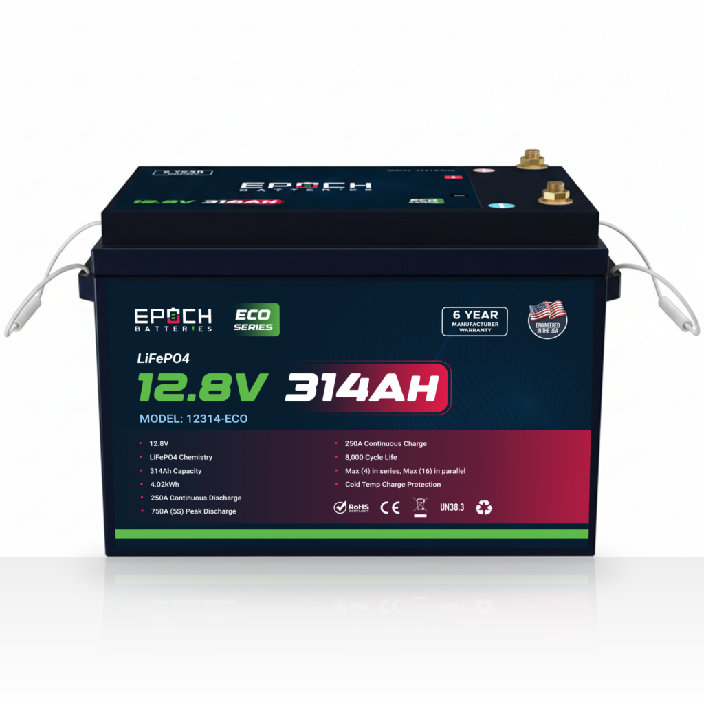 Epoch Lithium Battery 12V 314Ah Eco Series LiFePO4