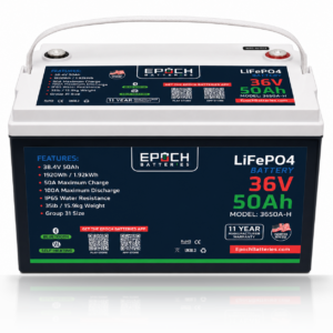Epoch Lithium Battery 36V 50Ah Essential Series Heated LiFePO4