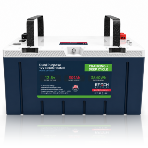 Epoch Lithium Battery 12V 300Ah Pro Series Dual Purpose Cranking & Deep Cycle LiFePO4