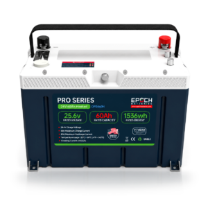 Epoch Lithium Battery 24V 60Ah Pro Series Heated LiFePO4