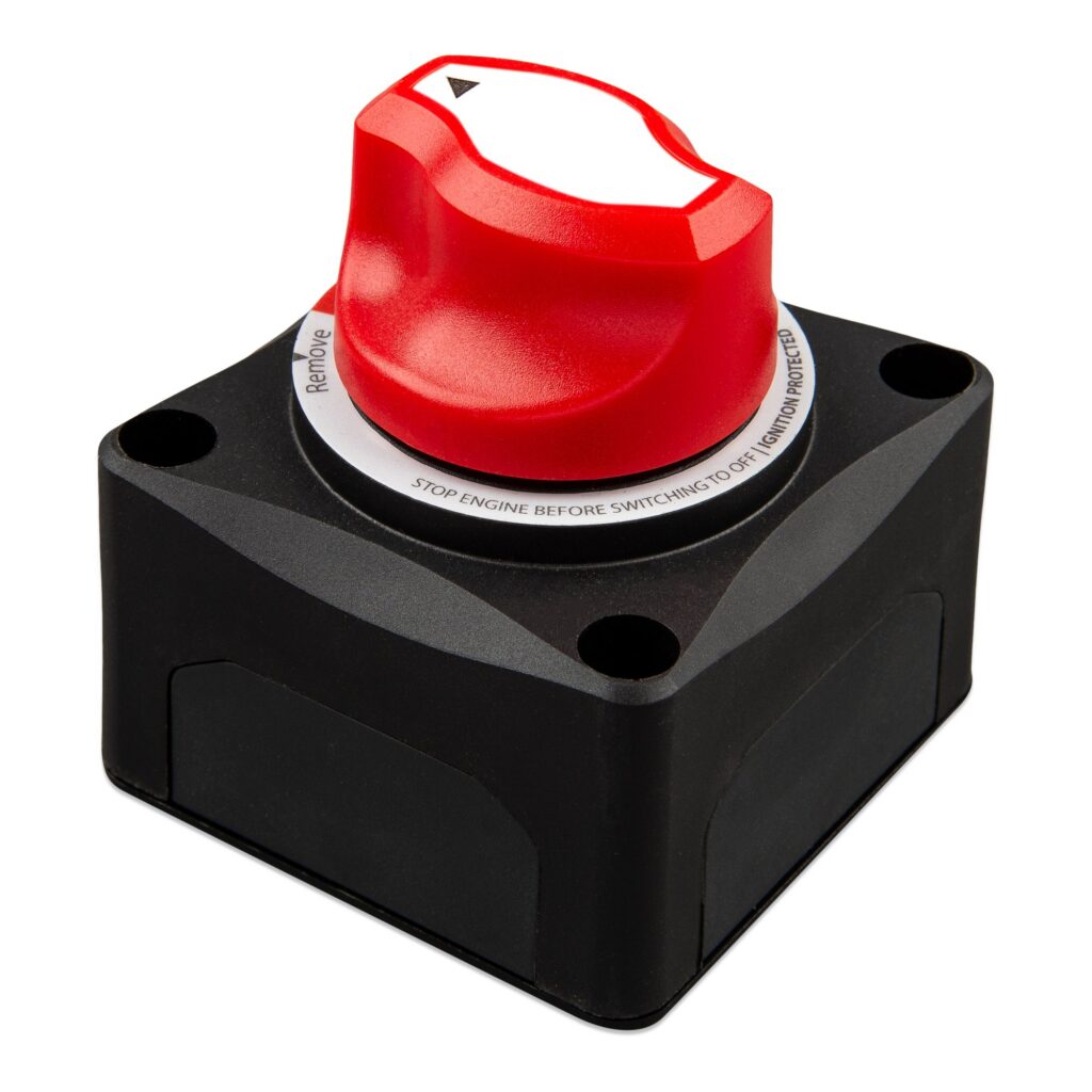 Victron Battery Switch ON/OFF 275A – angle view